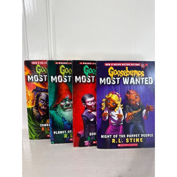 Goosebumps Most Wanted Book Set By R.L. Stine  4 Books - Picture 1 of 9